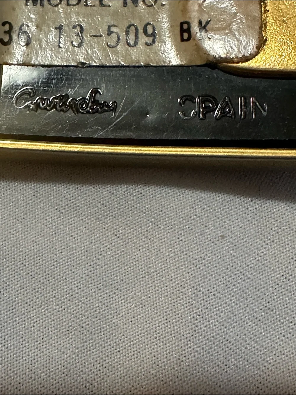 Givenchy 4G Logo Belt Buckle - Gold & Black Enamel Hardware